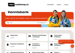 Example of MBO Webshop